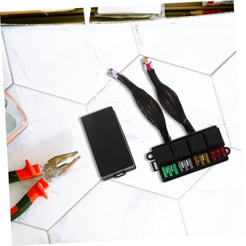 Kit de relais automobile Abaodam étanche précâblé avec boîte fusibles pour modification 12v
