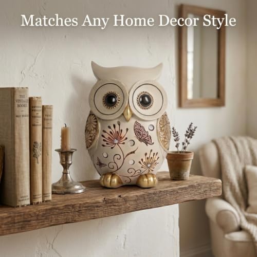 Owl Figurine for Home Decor, Owl Statue and Cute Owl Whimsical Decor - $10.44 w/ Code + 45% Off Code I99A3ZO0 - image 4
