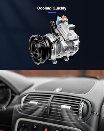 Image of AC Compressor Fast Cooling 2005-2006 Fit for Kia Spectra5 2.0L 2005-2007 Fit for Kia Sportage 2.0L AC Compressor with Clutch