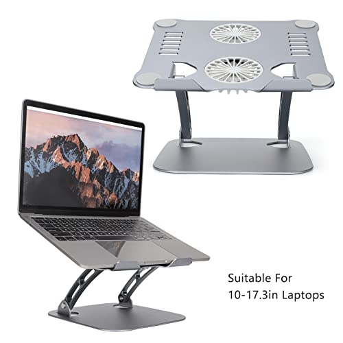 Base refrigerante plegable para laptop de aluminio miniatura 2