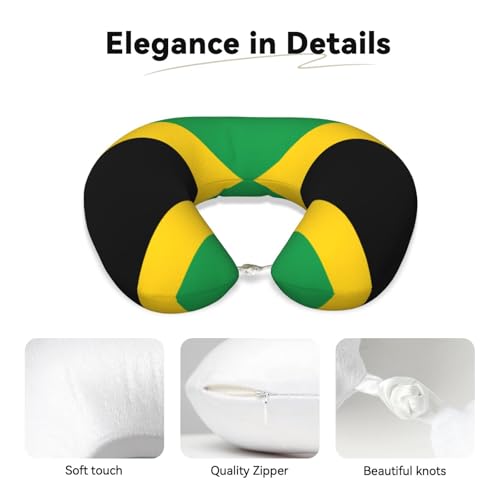 Almohada de Viaje con Estampado Bandera de Jamaica miniatura 4