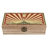 Diseño exquisito: la caja presenta un patrón hermoso y único y una mano de obra exquisita, creando una apariencia vintage y refinada.