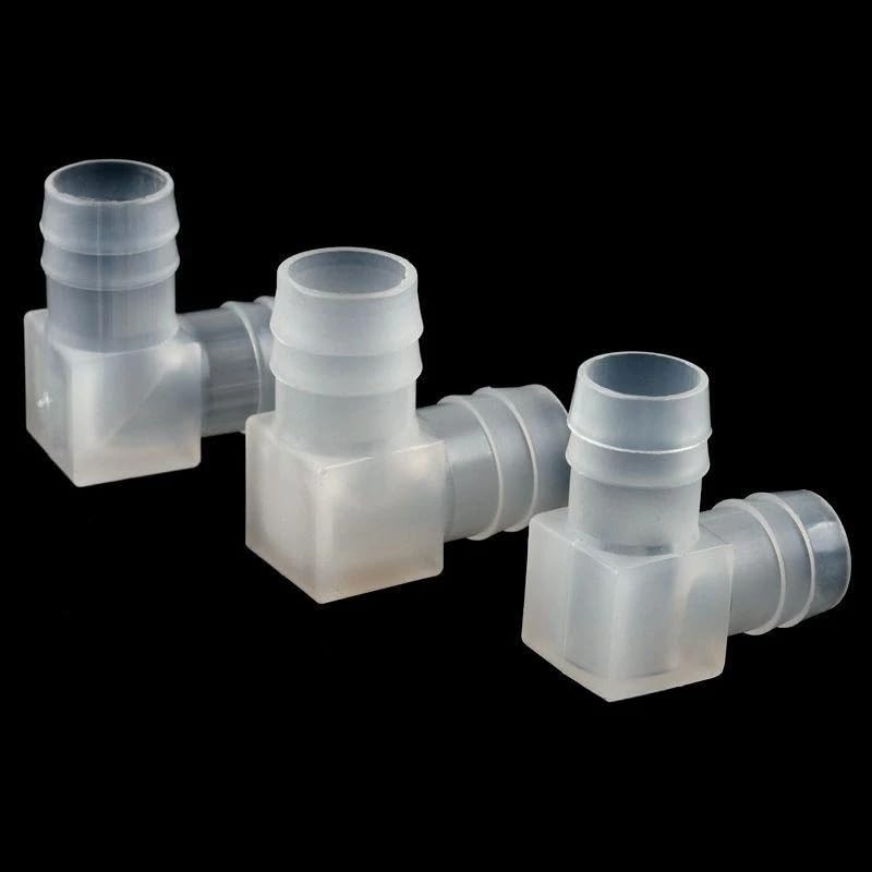 Raccordo per Tubo Flessibile, Connettore a Gomito a Pagoda in PP di qualità for irrigazione da Giardino e Acquario, Misure Multiple, Confezione 3-100 Pezzi(16 * 16mm,100Pieces)
