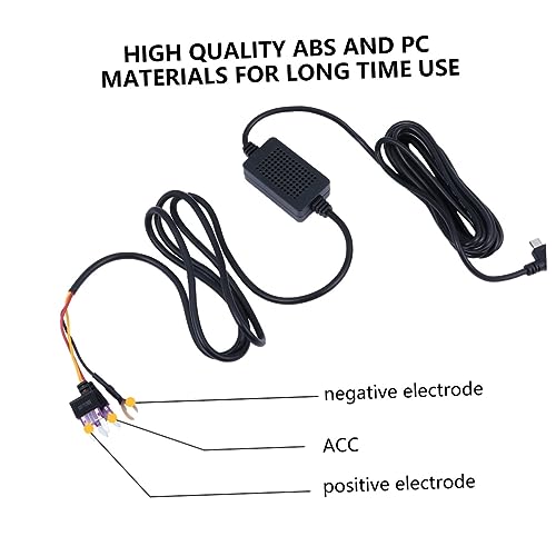 Cable para tablero de coche Vaguelly alimentación DVR kit de instalación limpia para salpicadero 3
