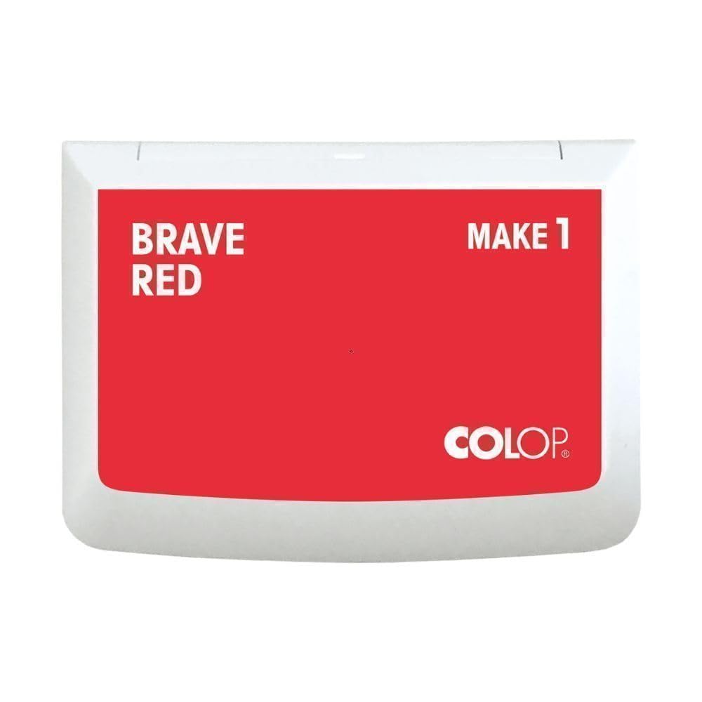 COLOP Make 1 Brave Red Ink Pad 50 x 90 mm