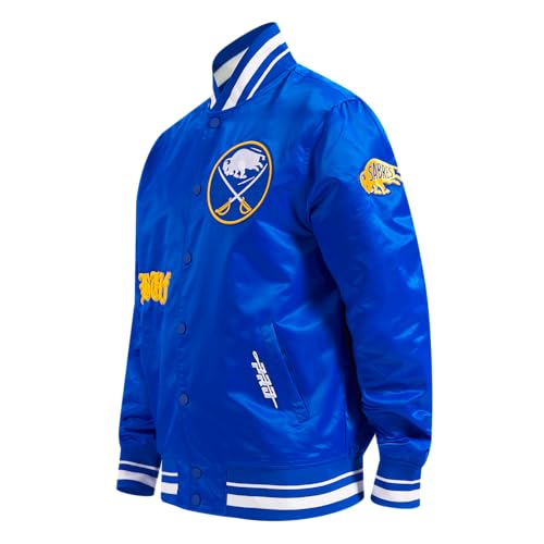 Image of Pro Standard Mens NHL Old English Satin Jacket
