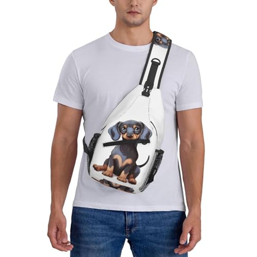 Bolso tipo bandolera cruzado para hombre sling miniatura 7