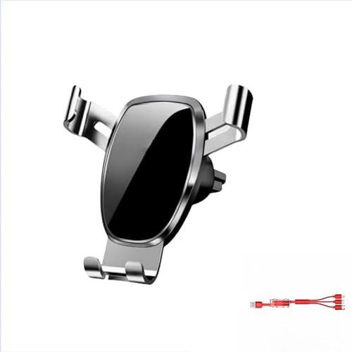 Soporte universal reforzado de segunda generación para teléfono móvil, instalación de salida de aire, con cable USB, compatible con teléfonos