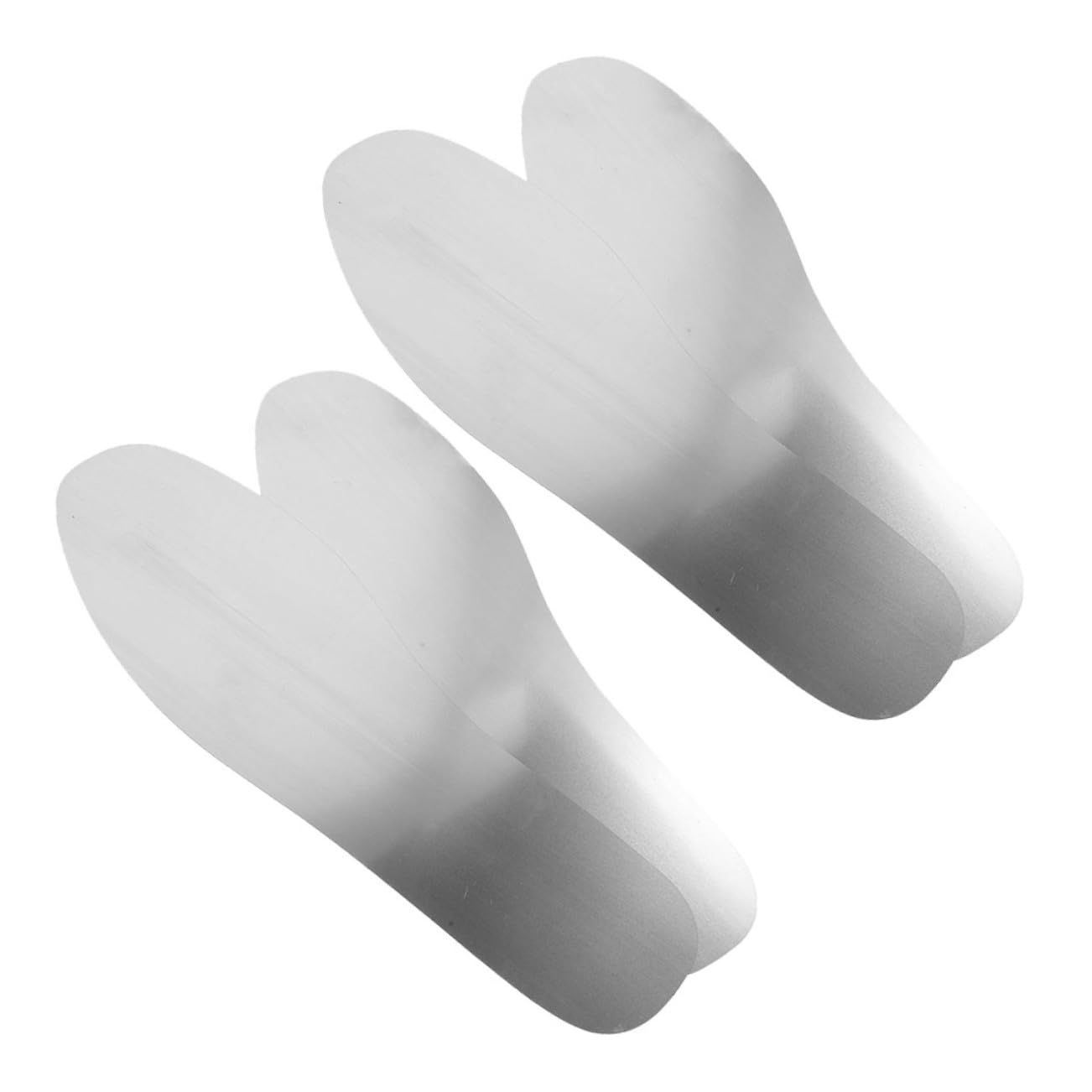 FOMIYES 4 Paires Semelles Intérieures Anti-perforation Acier Inoxydable pour Hommes et Femmes Protection Clous Antidérapantes et Durables Inserts Métalliques pour Chaussures de Travail Lot