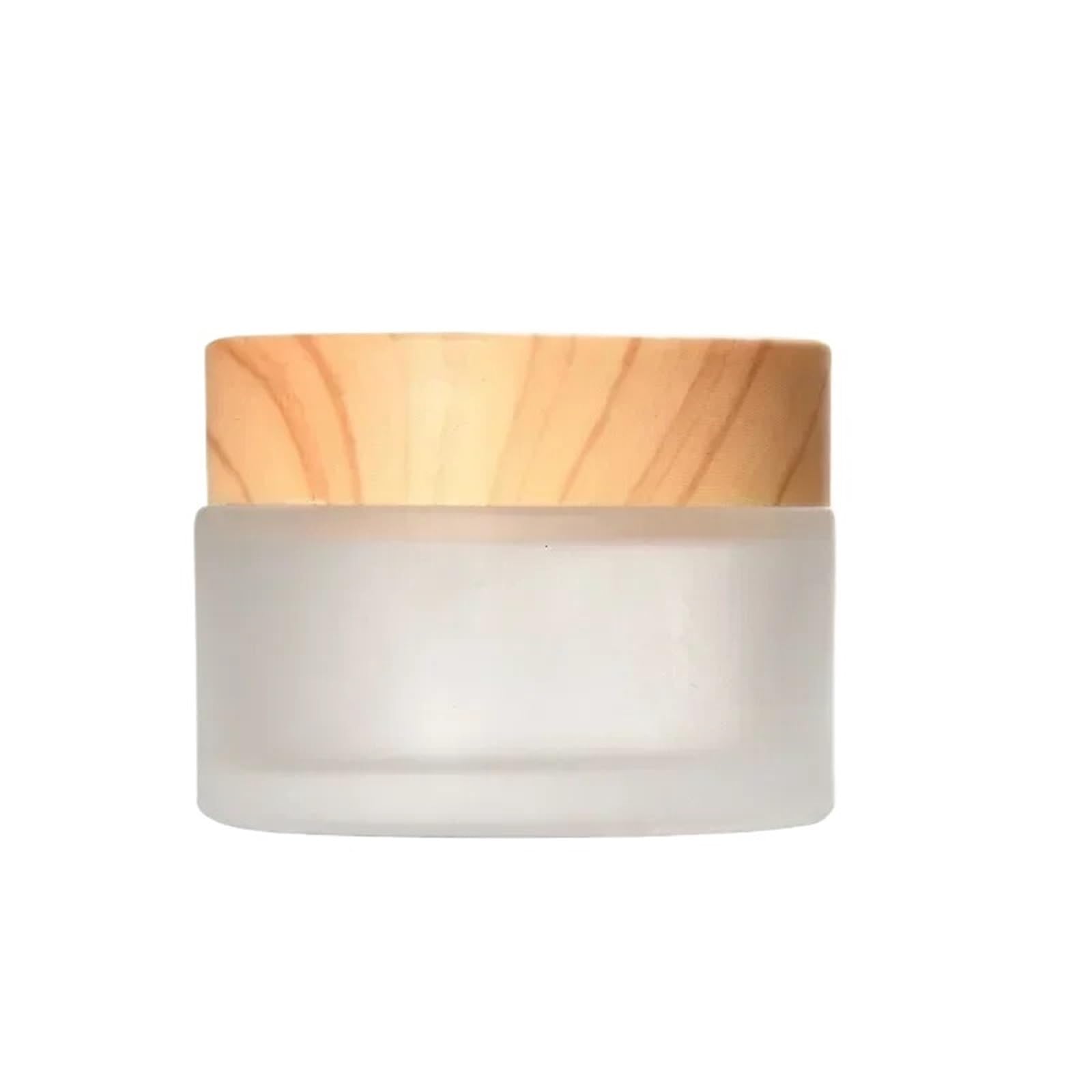 Face cream dispensing jar Refillable Glass Bottle Storage Sealed Dispenser Facial Mask Cosmetic Jar Container Travel(30g)