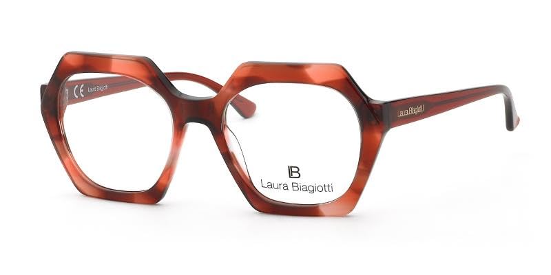 Laura Biagiotti Okulary LBV56, oprawki damskie, odpowiednie do wszystkich rodzajów soczewek, Czerwony