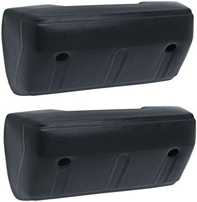 OER Black Arm Rest Set 1967-1971 Chevy and GM Pickup Truck Blazer Suburban (Black)