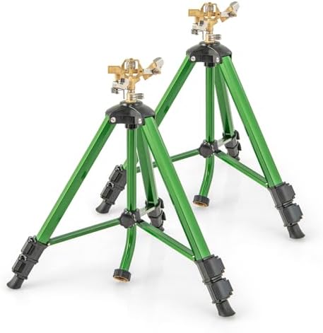 Amazon.com: MELNOR Metal Pulsating Sprinkler with Tripod - 9620-8 ...