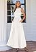 PRETTYGARDEN Summer Maxi Dresses for Women 2026 Sleeveless A Line Flowy Long Casual Sundress Wedding Guest Fashion Clothing (White,Small)