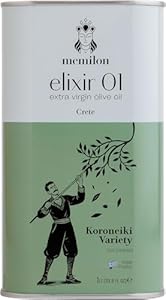 Memilon Elixir 01 – Griechisches Natives Olivenöl Extra aus Kreta 1L | Säurearm 0,3% & Polyphenolreich | Kaltgepresst aus traditioneller Familienmühle | Ernte 2025/26 | 100% Koroneiki aus Phaistos