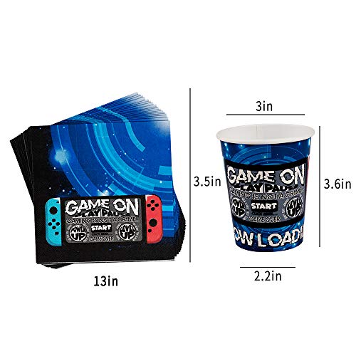 image for PartyFun Video Game Party Supplies Birthday Party Supplies for Gamer I
