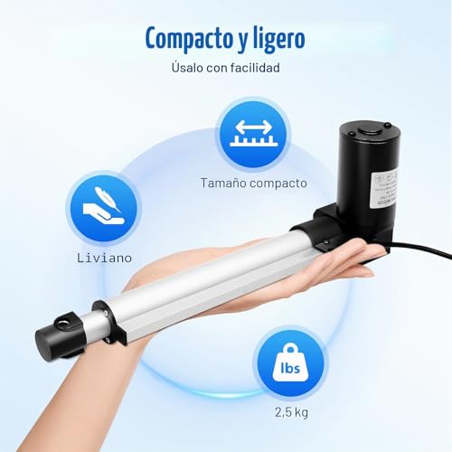 Actuador lineal DC 24V de 230mm para abridores automáticos de puertas y ventanas del hogar 5
