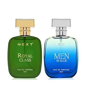 Sonet Royal Class & Men in Blue Luxury Perfume for Men & Women, 60ml Each | RASPBERRY,JASMINE, ROSE and AMBER Scent | Long Lasting Fragrance Body Spray (Gift Set of 2)