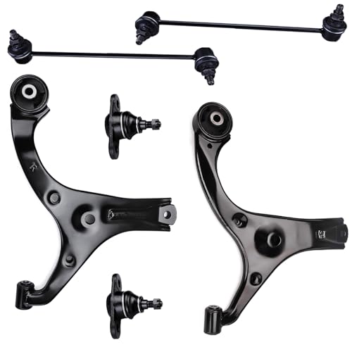 DJGAA 6PC Front Lower Control Arm Sway Bar Link Lower Ball Joints by DJGAA - Used condition - US$67.27