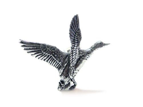 Mancuernillas Flying Mallard Duck de Kiola Designs miniatura 2