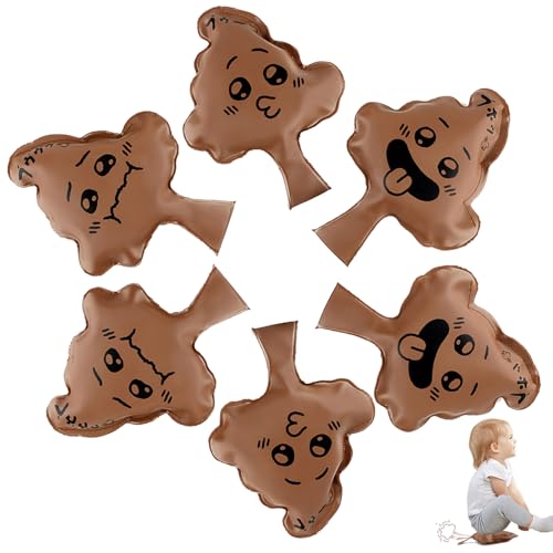 GmwyCzV 6 Stück Pupskissen Furzkissen, Selbstaufblasende Pupskissen, Whoopee Kissen, Scherzartikel Streich, Lauter Authentischer Furz, Ideales Scherzgeschenk-Knebelspielzeug Für Erwachsene Kinder