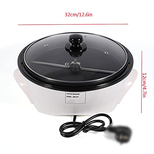 800W Electric Coffee Roaster, 1500g Max Capacity Coffee Roasting Machine Popcorn Bean Roaster, Temperature Adjustment, GDAE10 Home Cafe 110V