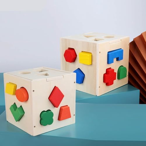Children's 3D Colorful Building Blocks Set for Shape Matching, — 사진 3