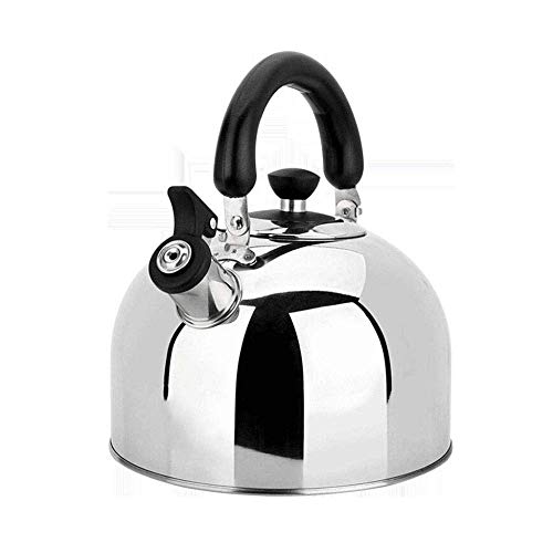 Wasserkocher 3L Small Tea Potmodern Whistling Herdplatte, Edelstahl 304, Verbrühschutzgriff, Induktionskochfelder, Gasherd Home Camping