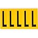Brady 1560-L, 97111 15 Series Indoor/Outdoor Number and Letter, (Pack of 20 Cards)