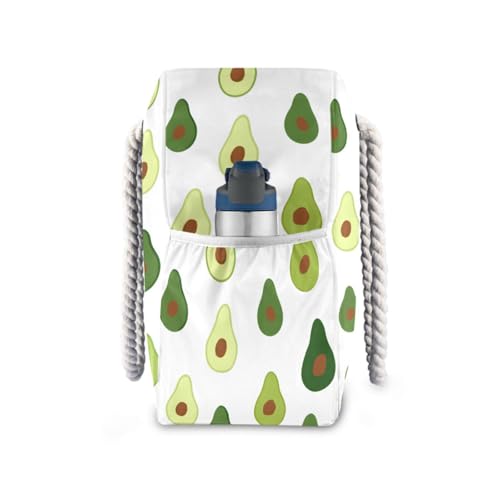 susiyo Avocados Beach Bags for Women Large Travel Tote Bag Waterproof Sandproof Lightweight Swim Pool Bag for Family Outdoor3