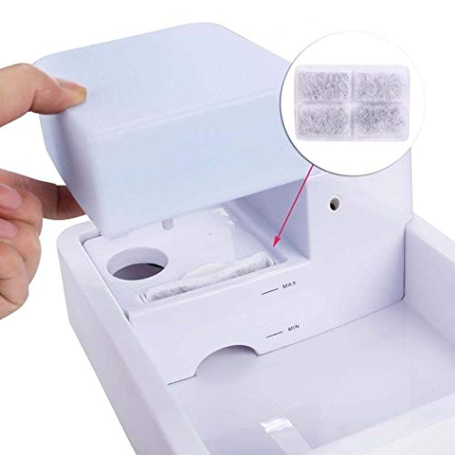 Filtro de Carbón Activado 4 Piezas para Fuente de Agua Mascotas miniatura 3