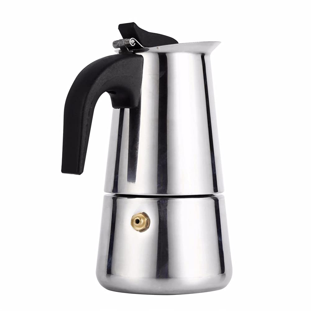 CUNTO Macchina per il caffè Moka Espresso Caffettiera Pentola Piano cottura Utensile Filtro Caffettiera Latte Piano Cottura Filtro Macchina per il caffè Caffettiera Caffettiera Elettrodomestici