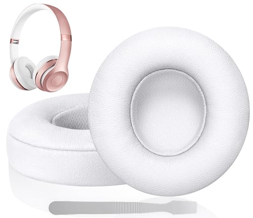Link Dream Replacement Beats Solo 3 Earpad Beats Solo 2 Replacement Ear Pads Memory Foam Cushions Cover for Beats Solo 2 & Solo 3 Wireless Headphone