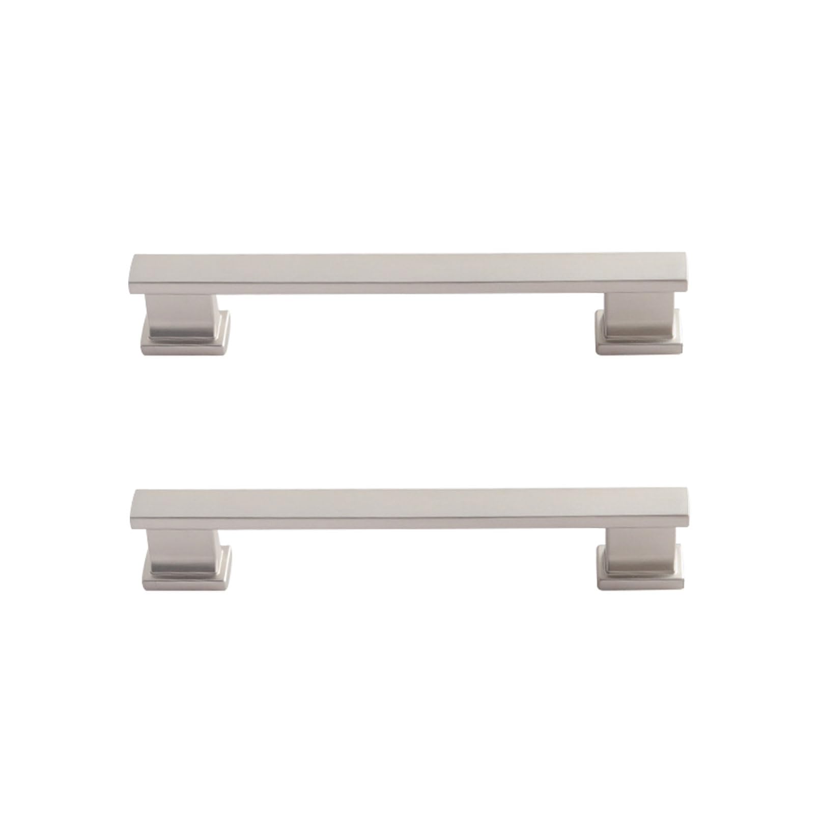 Szlxjmfl Brushed Cabinet Handles 2 Pack Handle For Furniture Solid Zinc Alloy | Plating Surface, Drawer Handles Hole Centers 96Mm Cupboard Handles Kitchen Door Handles Cabinet Pulls 96Mm/3.8In