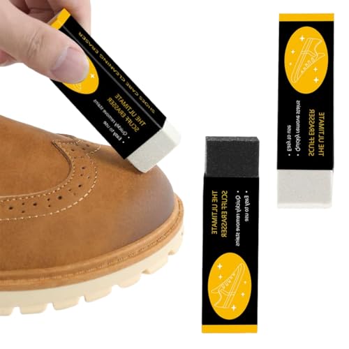 HABNI 2 Pcs Borrador De Goma Para Zapatos Borrador De Limpieza De Zapatos Goma Limpiadora Para Calzado De Ante Y Nubuck Goma De Limpieza Para Zapatos Para Nobuck Ante Piel Cuero