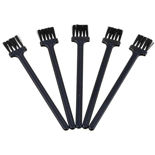 Image of 10 PCS Nylon Keyboard Cleaning Brush Set Soft Bristles Dusting Cleaning Brushes with Long Handles for Keyboards Computer(Black)