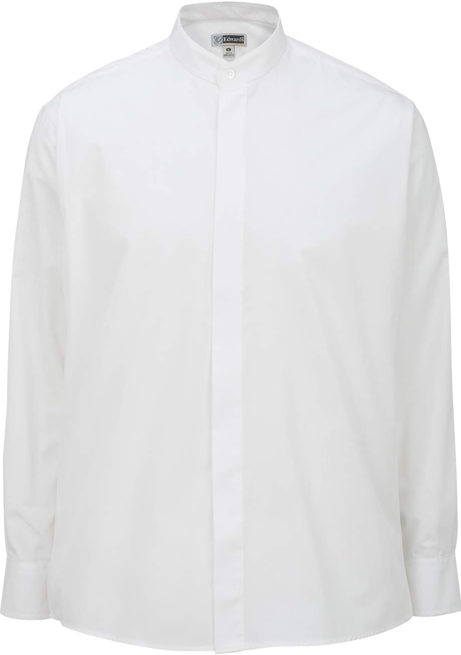 Edwards Men's Banded Collar Shirt