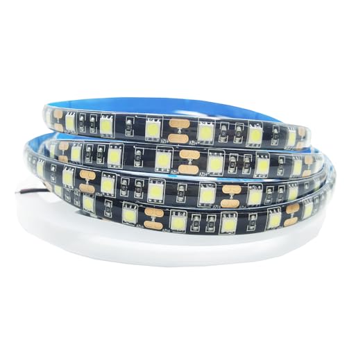 Tira LED flexible blanca impermeable 5m 300 LEDs IP65 miniatura 1