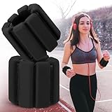 Wrist and Ankle Weights, Adjustable Wearable Weights - Total 2 lbs (1 lb each), Comfortable and Breathable, Freely Removable, Adjustable Weights Ankle Wrist Weights for Yoga Dance Volleyball