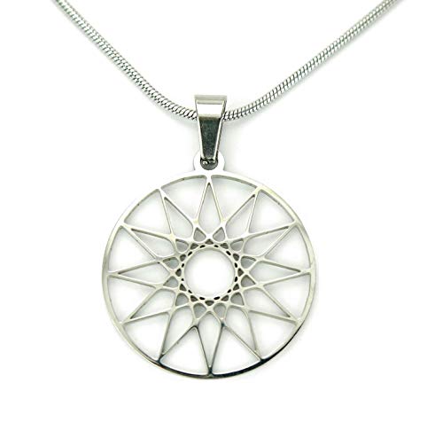 Collier étoile à 12 points et chaîne serpent pour affirmer votre style au quotidien