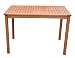 Produktbild Spetebo Gartentisch Pittsburgh aus Eukalyptus Holz - 110 x 70 cm - Outdoor Esstisch aus FSC Massivholz geölt - Garten Tisch für Balkon Terrasse Wintergarten witterungsbeständig für Außen