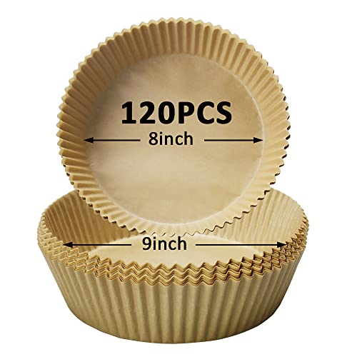 Anqia AFL120 Backpapier-Förmchen, 20,3 cm, Braun, 120 Stück