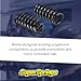 SuperSprings SSC-11 | SuperCoils for Chevrolet|GMC C20|C25, Chevrolet|GMC G20|G25, Chevrolet P30|P32, black