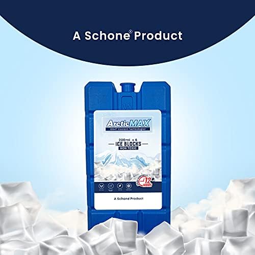 Schone® Ice Blocks 200ml x 6 Coolant that Simply Stays Frozen for Longer 12+ Hrs Chilled - BEVERAGES done RIGHT