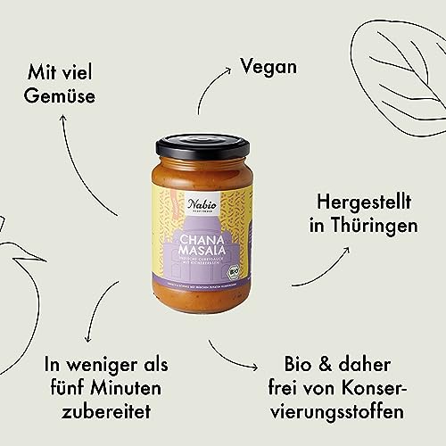 NABIO I Chana Masala Asia Sauce I (6x 325 ml)