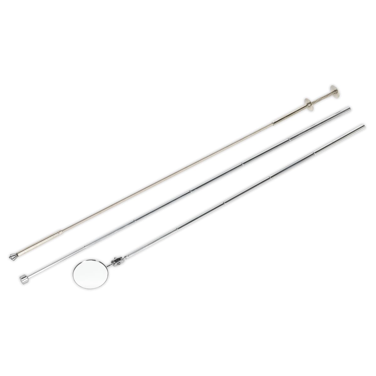 Siegen 3 Piece Pick Up Tool And Inspection Mirror Set