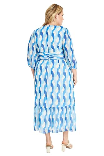Image of Donna Morgan Women's V-Neck Empire Waistband Maxi
