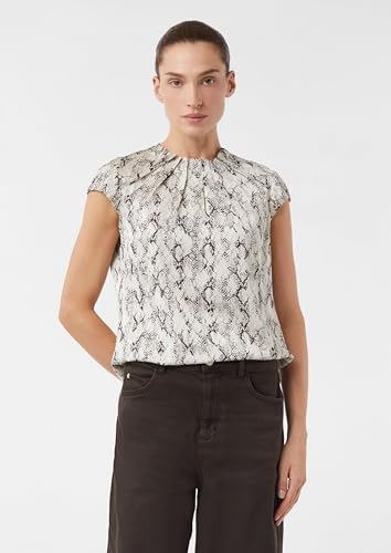 COMMA Satinbluse Kurzarm – Ansicht 6