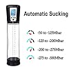 Large Size Men's Enlarge Vacuum Pump Adult Toys Strong Suction Male Enlargement Growth Pump with 2 in 1 ED Screen Extender Tool for Men to Be a Bigger Enhance Stimulation Game Toys MSDK8U (Black) #3