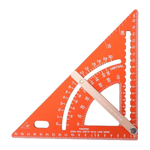 Regla triangular ajustable de aleación de aluminio para trabajos de alta precisión 2